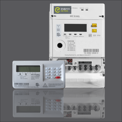 Prepaid Electricity Meter -  3 phase with separate keypad